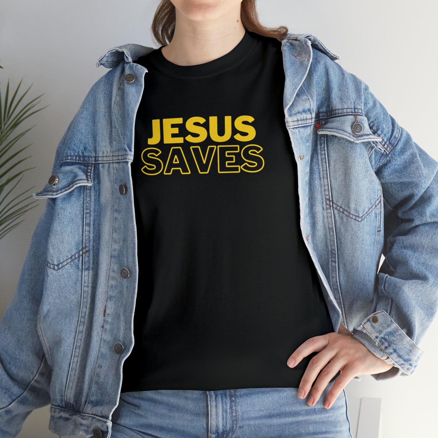 "Jesus Saves" Christian T-Shirt - Faithful Apparel