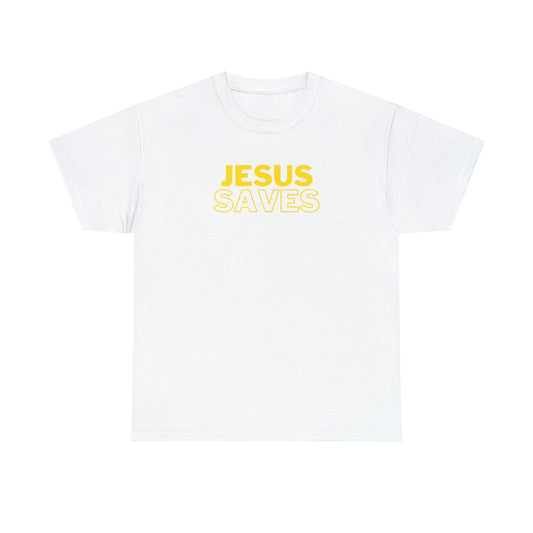 "Jesus Saves" Christian T-Shirt - Faithful Apparel