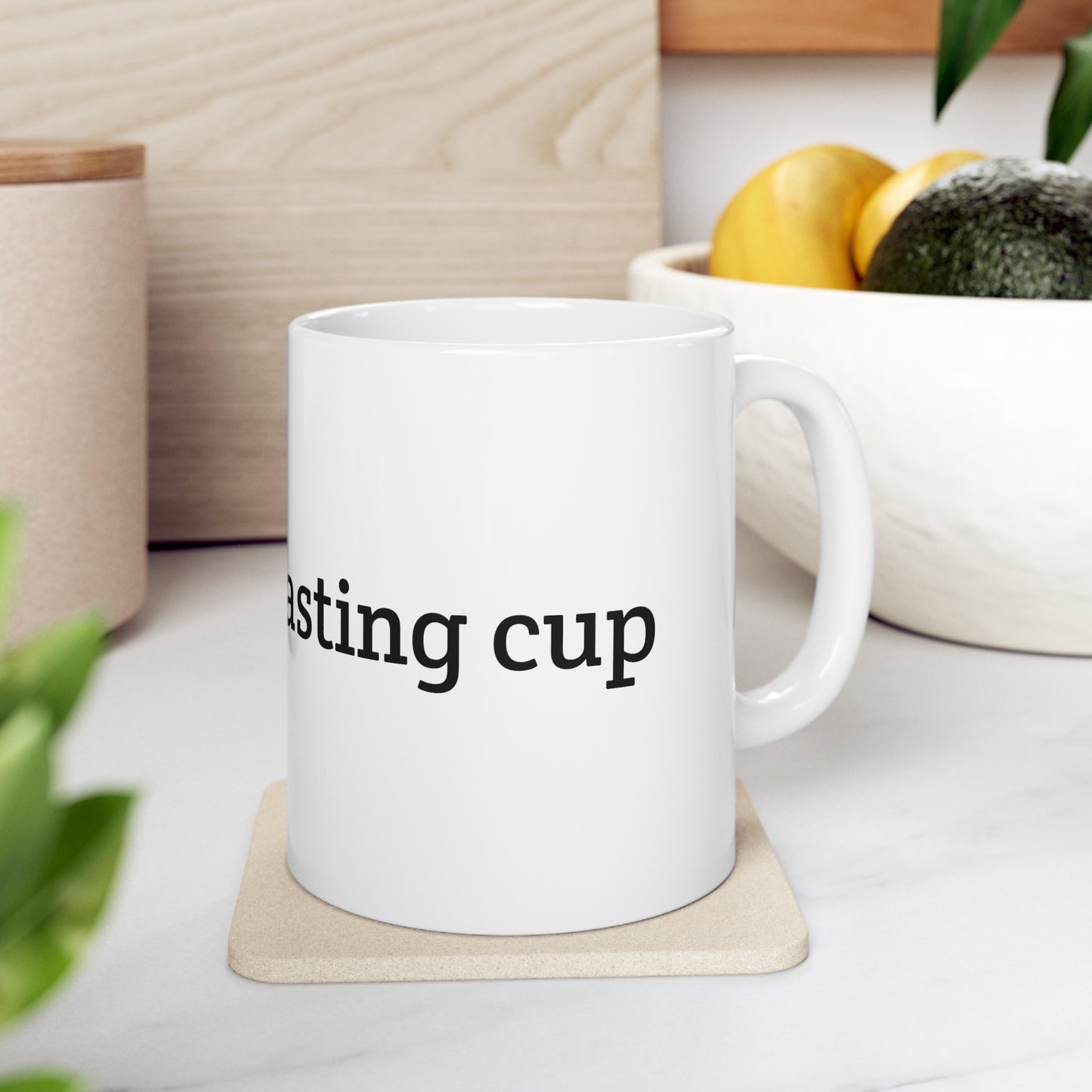 "This is My Fasting Cup" Ceramic Mug - 11 oz