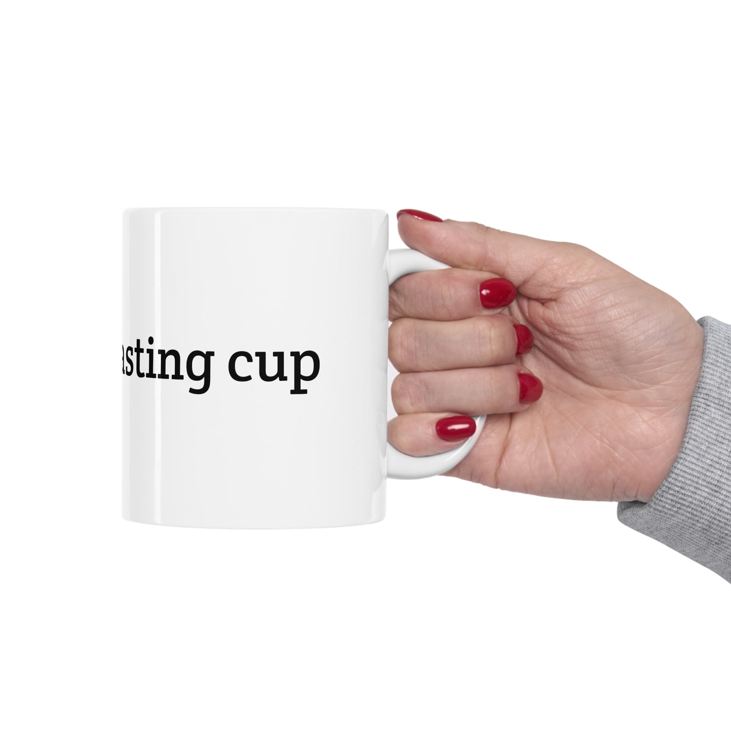 "This is My Fasting Cup" Ceramic Mug - 11 oz