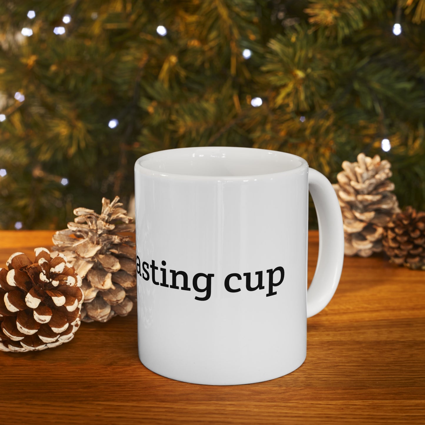 "This is My Fasting Cup" Ceramic Mug - 11 oz