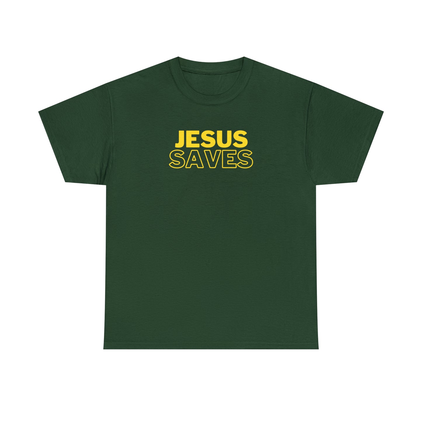 "Jesus Saves" Christian T-Shirt - Faithful Apparel