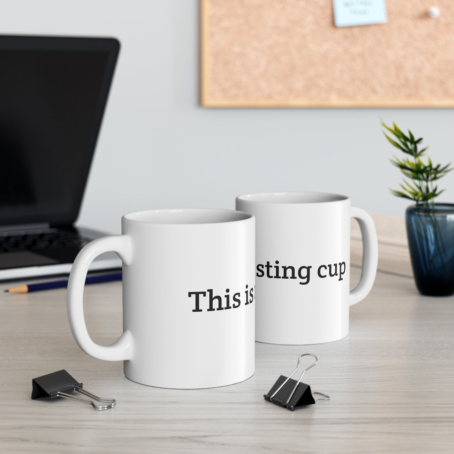 "This is My Fasting Cup" Ceramic Mug - 11 oz