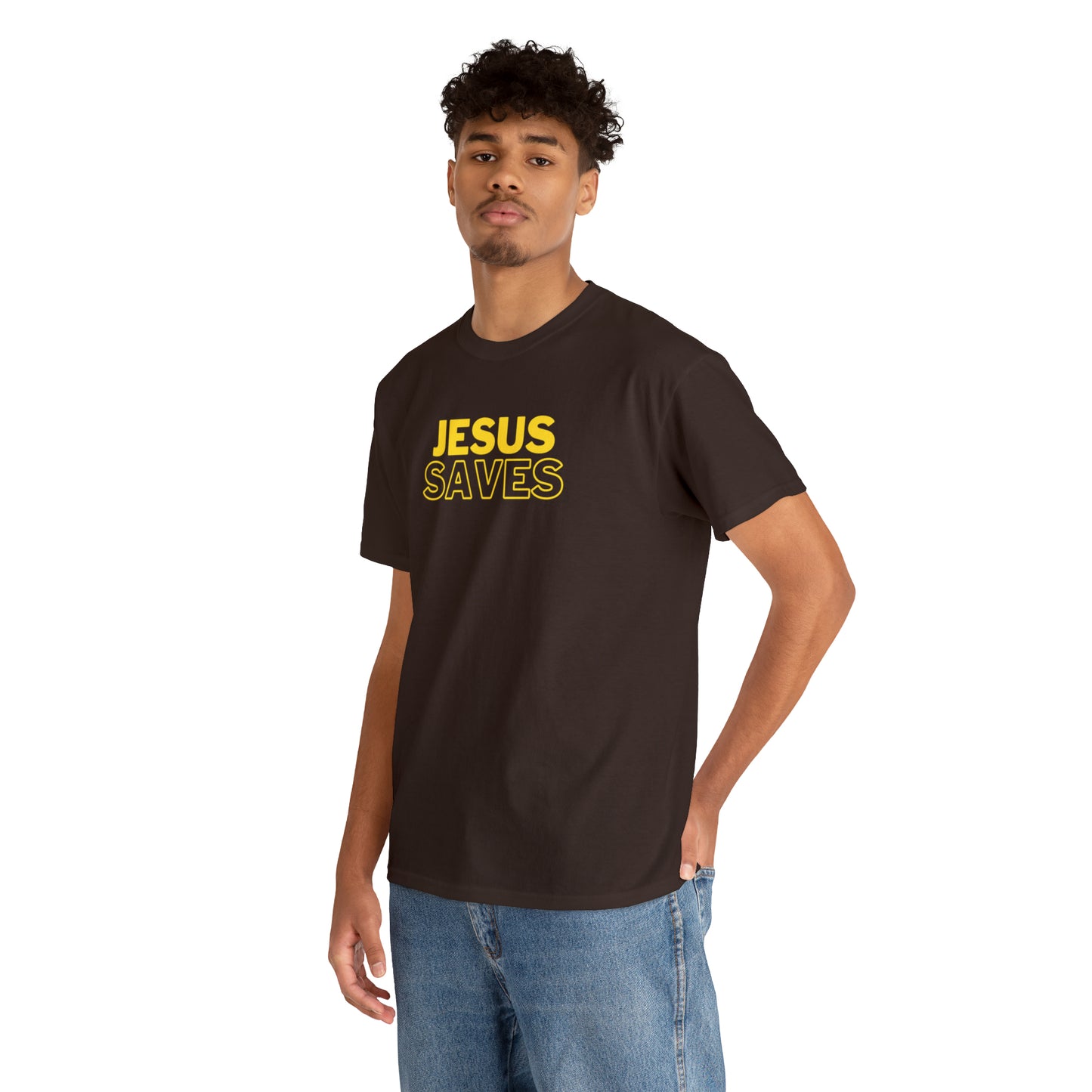 "Jesus Saves" Christian T-Shirt - Faithful Apparel