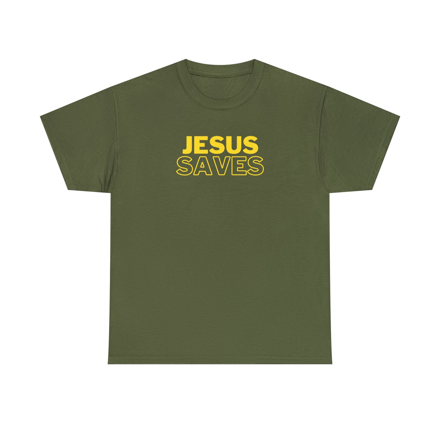 "Jesus Saves" Christian T-Shirt - Faithful Apparel