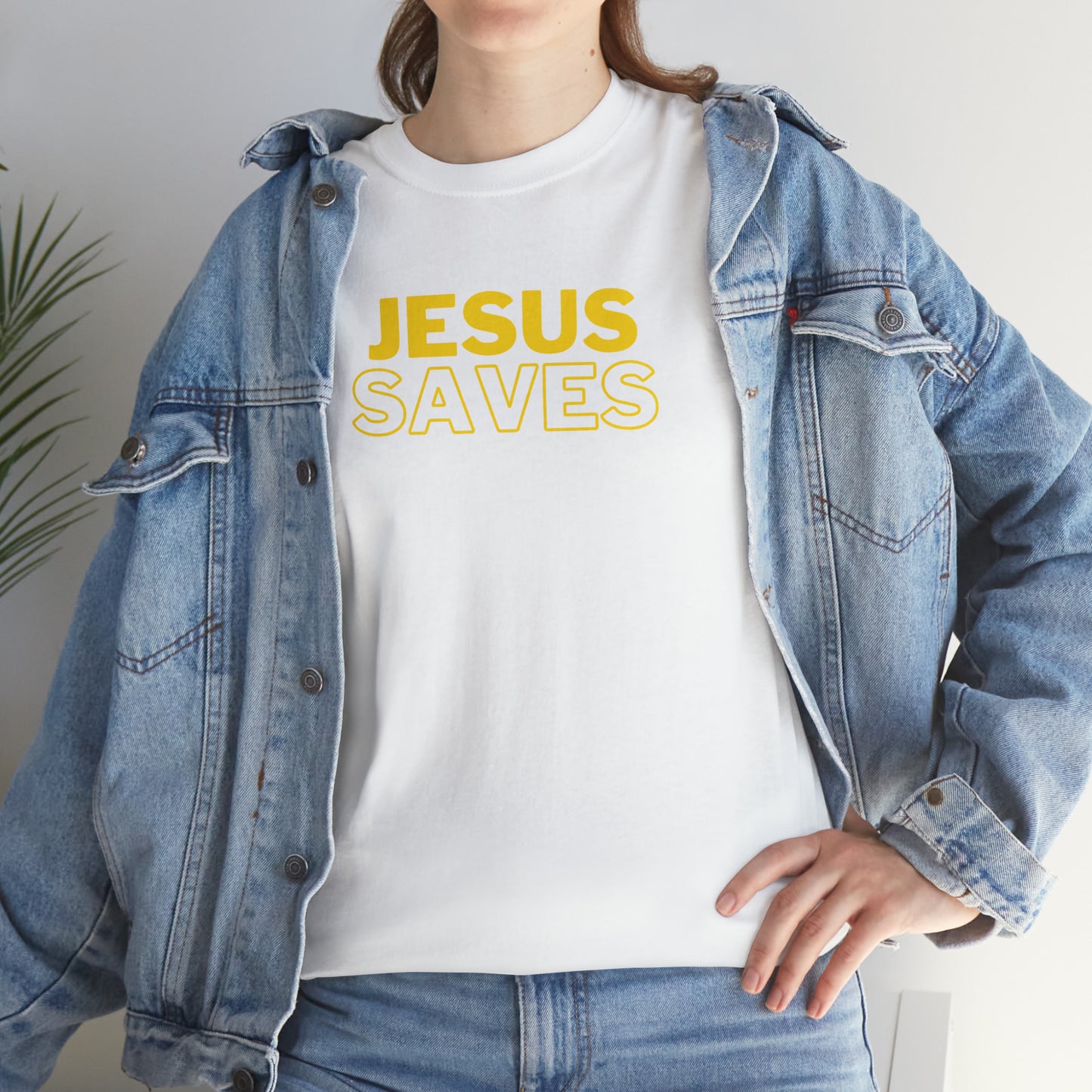 "Jesus Saves" Christian T-Shirt - Faithful Apparel